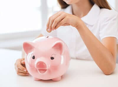 Budgeting piggy bank